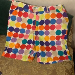 Loudmouth Multicolor Polka Dot Cargo Shorts